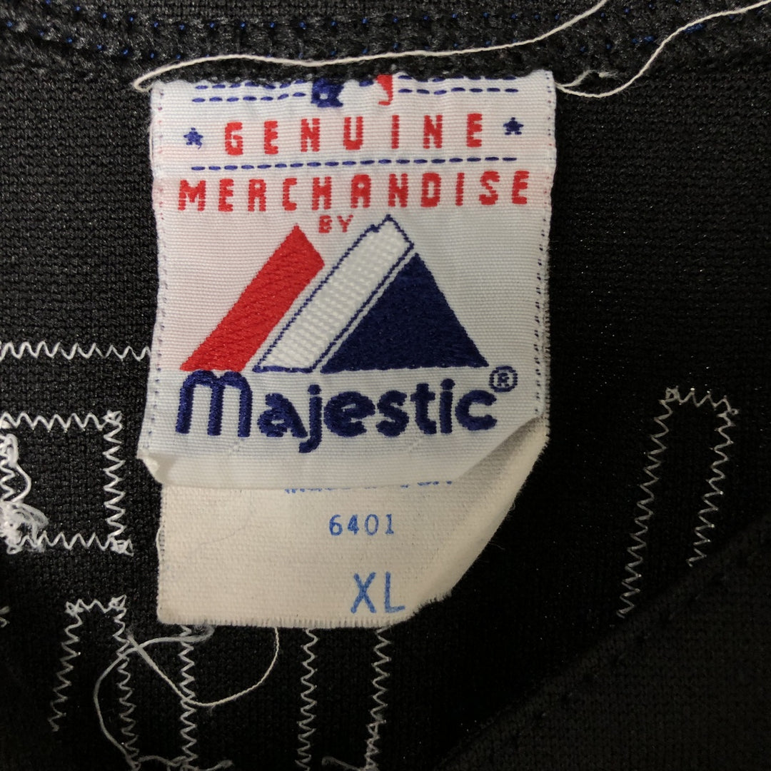 Vintage 1990'S Majestic MLB New York Mets Game Shirt, Made in USA, Men's XL polyester black type Vintage Second Hand