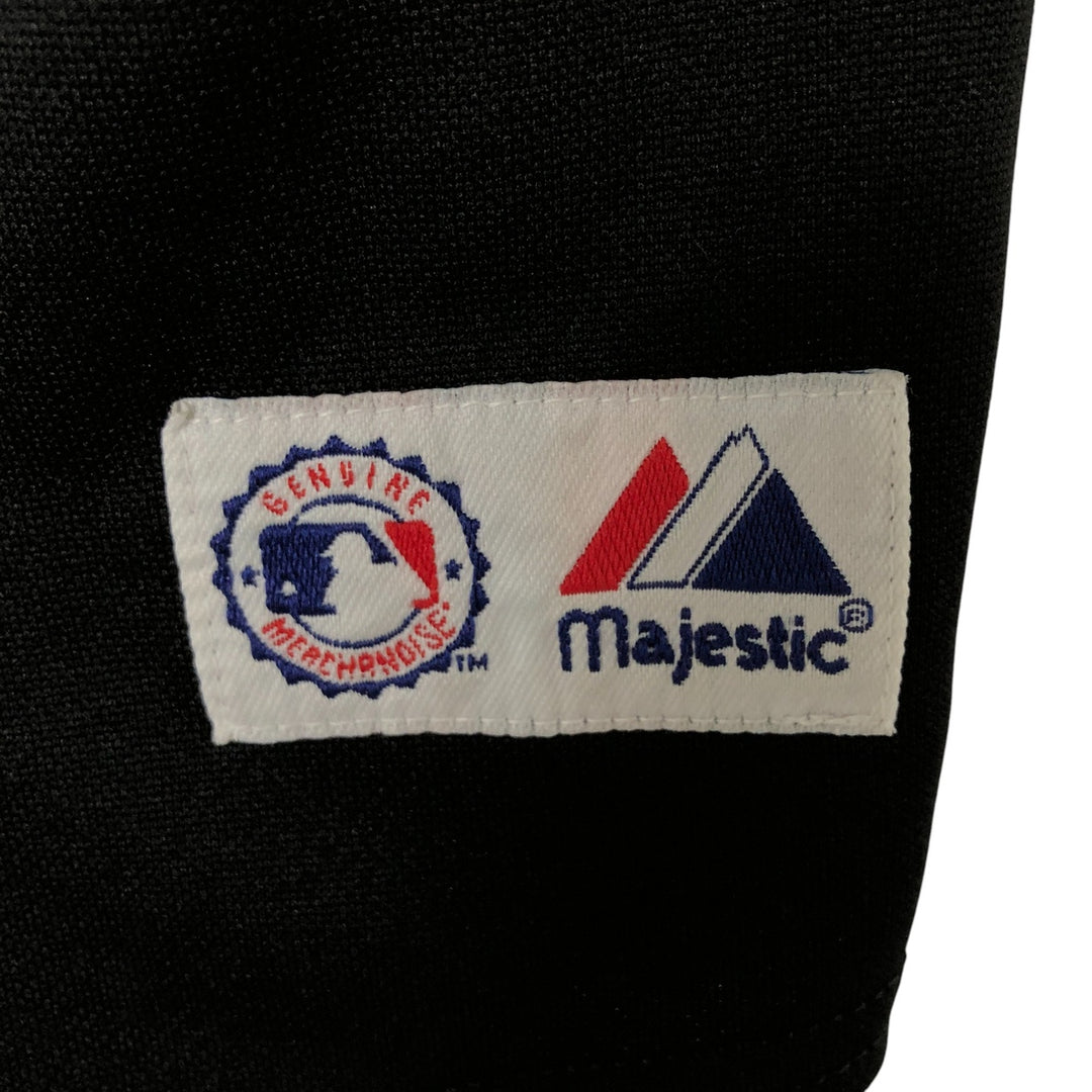 Vintage 1990'S Majestic MLB New York Mets Game Shirt, Made in USA, Men's XL polyester black type Vintage Second Hand