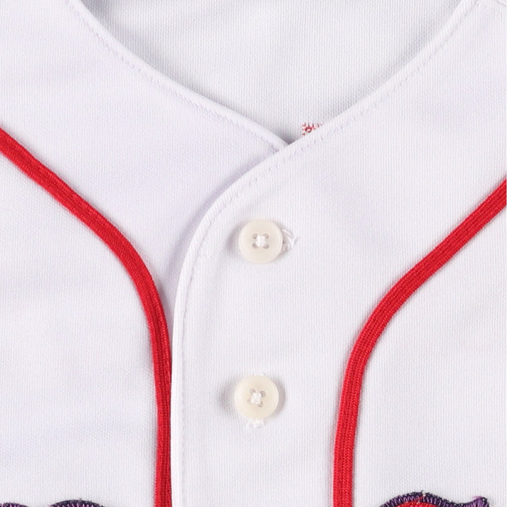90'S Russell MLB BOSTON REDSOX Boston Red Sox Game Shirt Baseball Shirt Men's XL Vintage polyester white type Vintage Second Hand