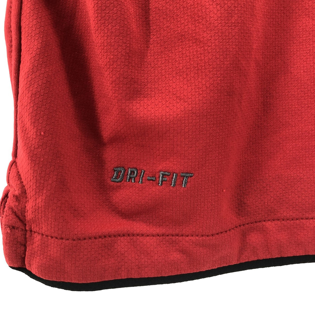 Nike DRI-FIT Premier League Manchester United Mesh Open Collar Soccer Jersey Game Shirt polyester red type Vintage Second Hand