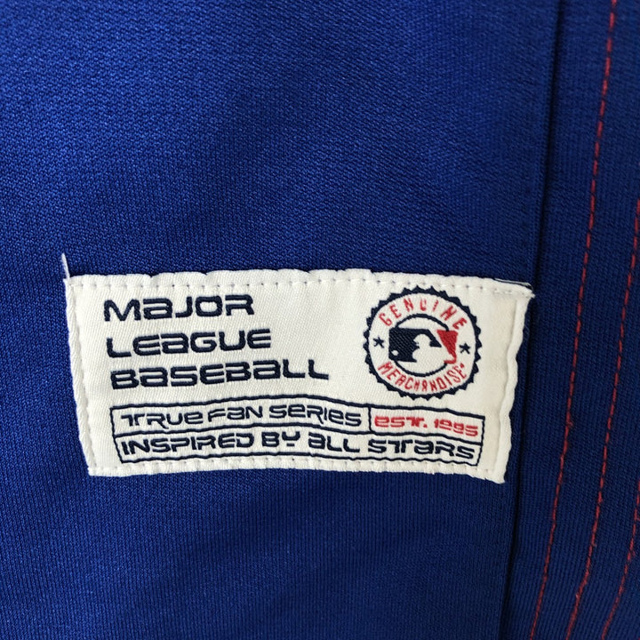 MLB Chicago Cubs Game Shirt, Men's Size L polyester blue type Vintage Second Hand