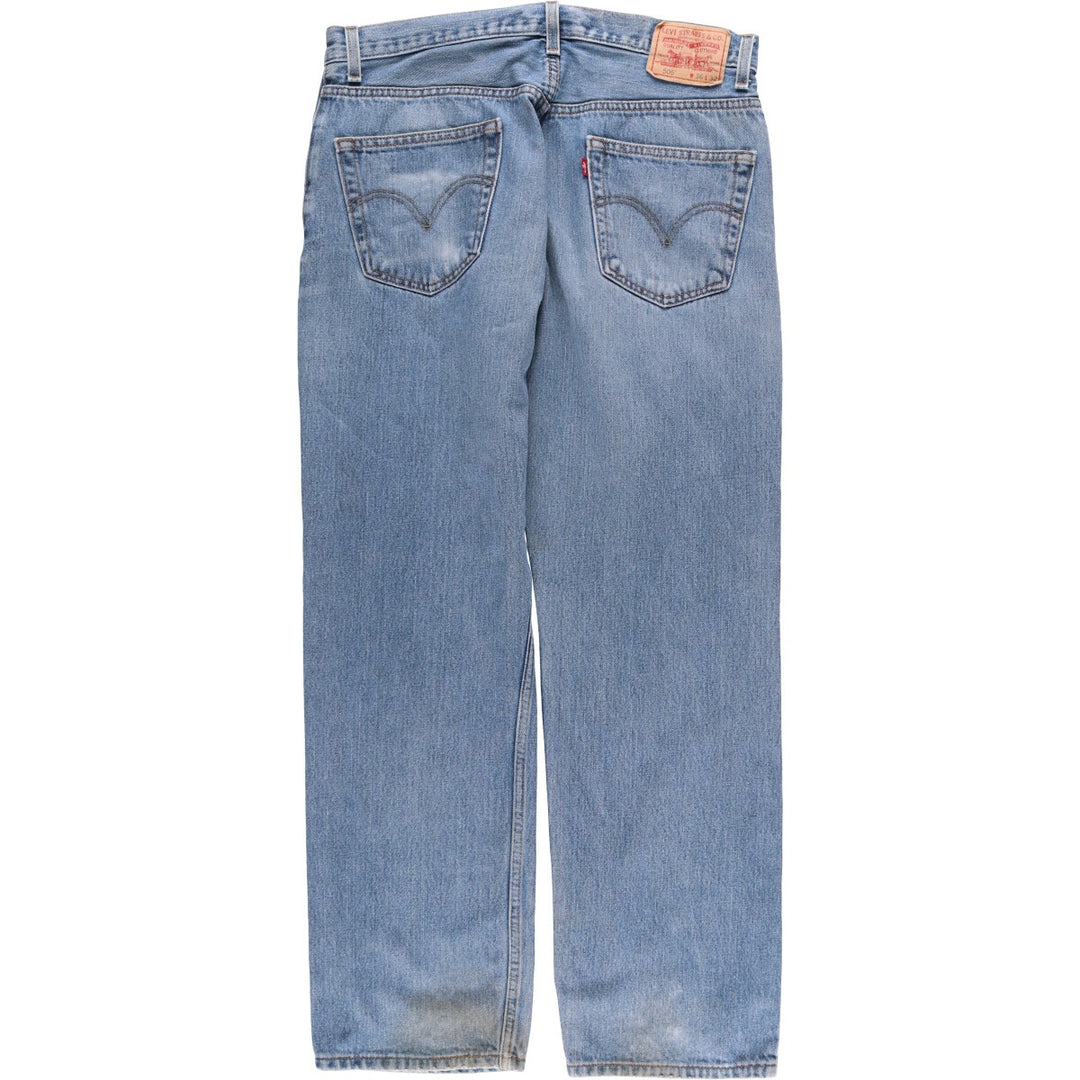 Levi's 505 REGULAR FIT tapered denim pants for men, size w36 cotton blue type Vintage Second Hand