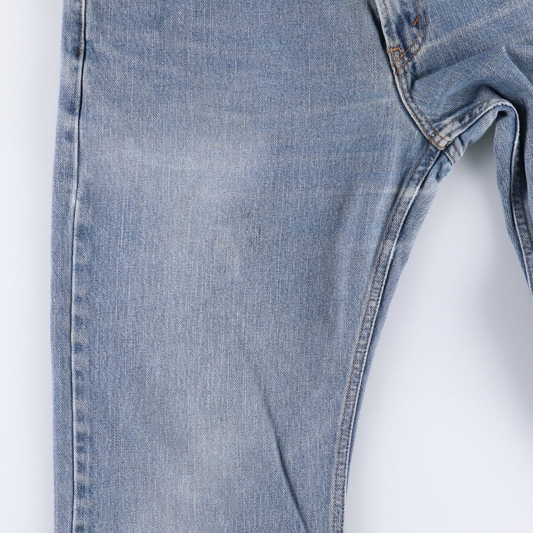 Levi's 505 REGULAR FIT tapered denim pants for men, size w36 cotton blue type Vintage Second Hand