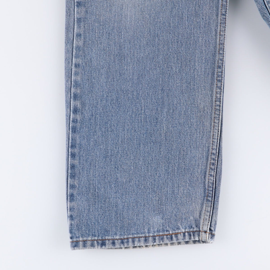 Levi's 505 REGULAR FIT tapered denim pants for men, size w36 cotton blue type Vintage Second Hand