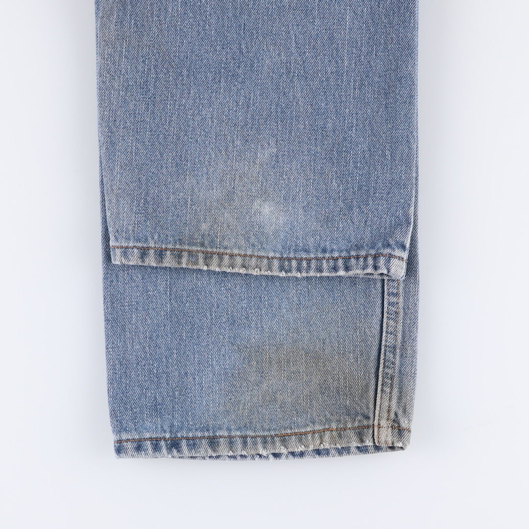 Levi's 505 REGULAR FIT tapered denim pants for men, size w36 cotton blue type Vintage Second Hand
