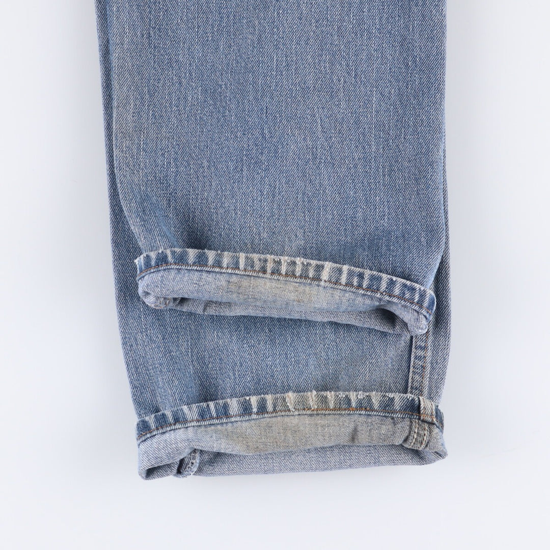 Levi's 505 REGULAR FIT tapered denim pants for men, size w36 cotton blue type Vintage Second Hand