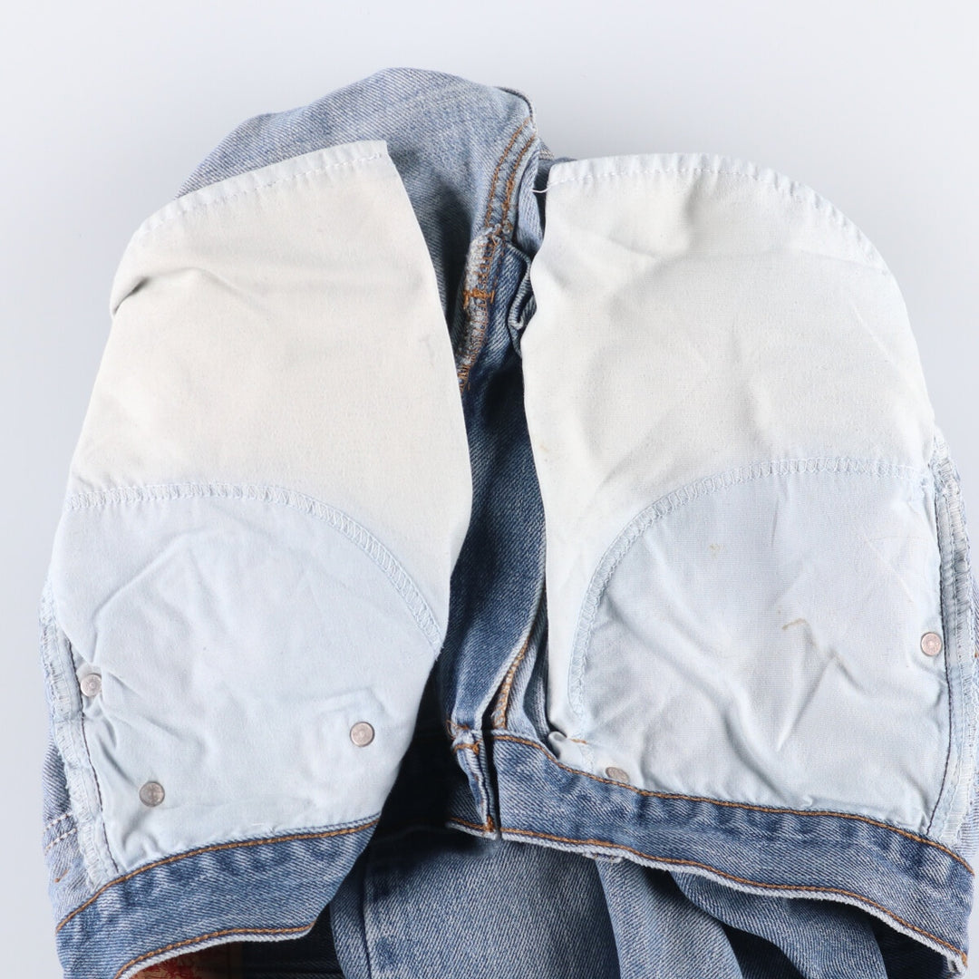 Levi's 505 REGULAR FIT tapered denim pants for men, size w36 cotton blue type Vintage Second Hand