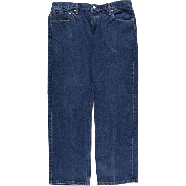 Levi's 505 STRAIGHT FIT tapered denim pants for men, size w37 cotton blue type Vintage Second Hand
