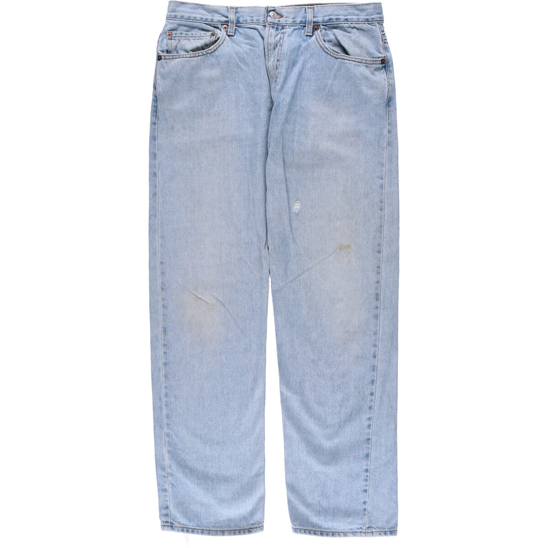 Levi's 505 REGULAR FIT tapered denim pants for men, size w36 cotton Blue type light blue Vintage Second Hand