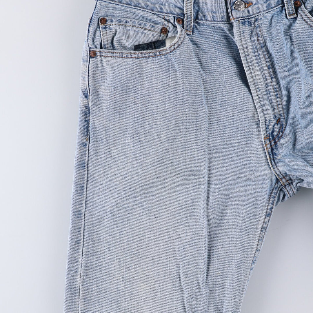 Levi's 505 REGULAR FIT tapered denim pants for men, size w36 cotton Blue type light blue Vintage Second Hand