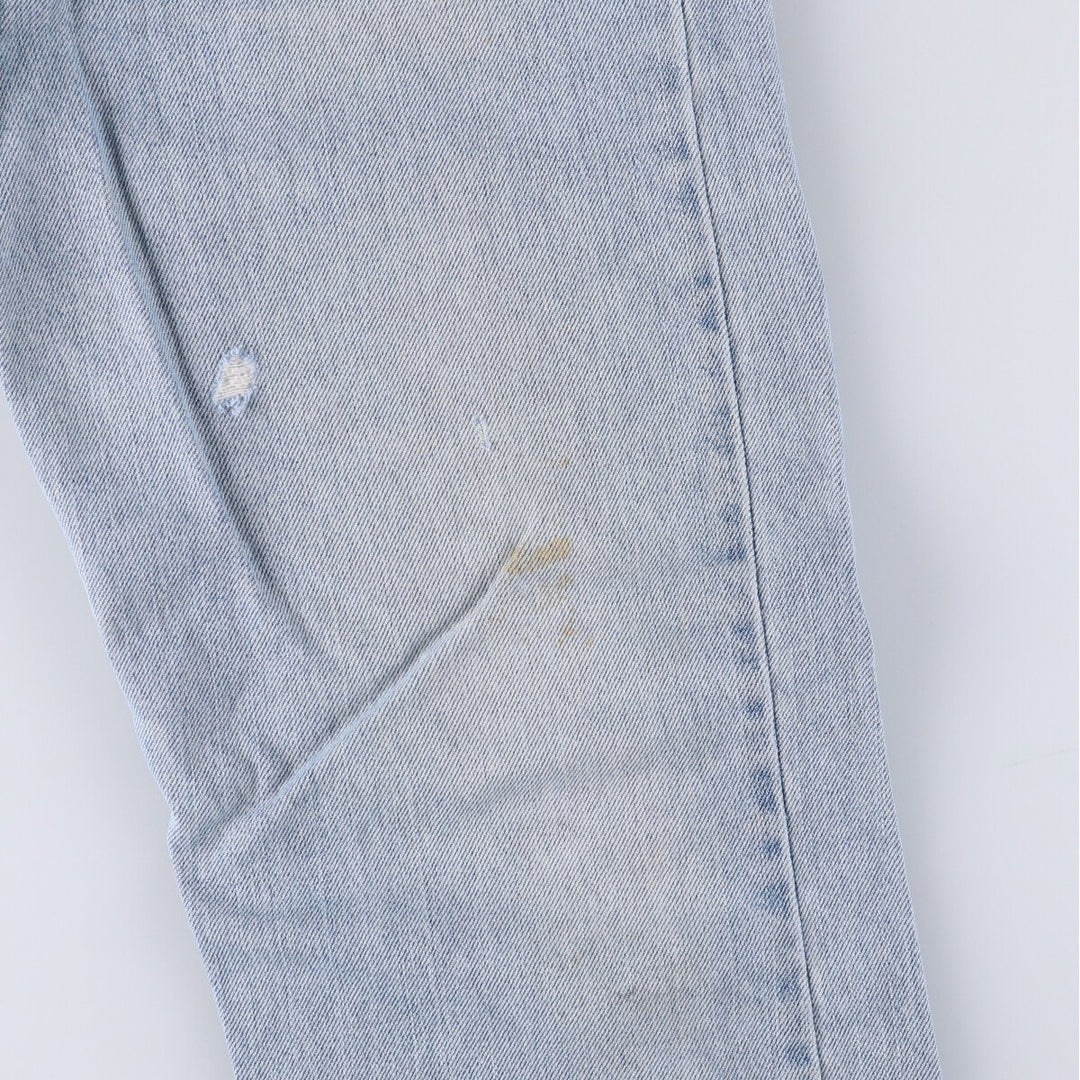 Levi's 505 REGULAR FIT tapered denim pants for men, size w36 cotton Blue type light blue Vintage Second Hand