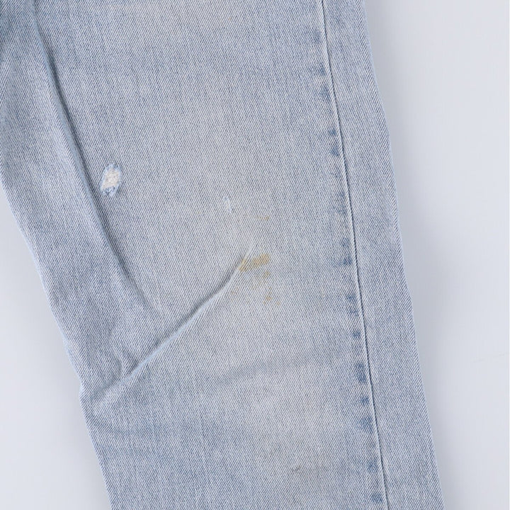 Levi's 505 REGULAR FIT tapered denim pants for men, size w36 cotton Blue type light blue Vintage Second Hand