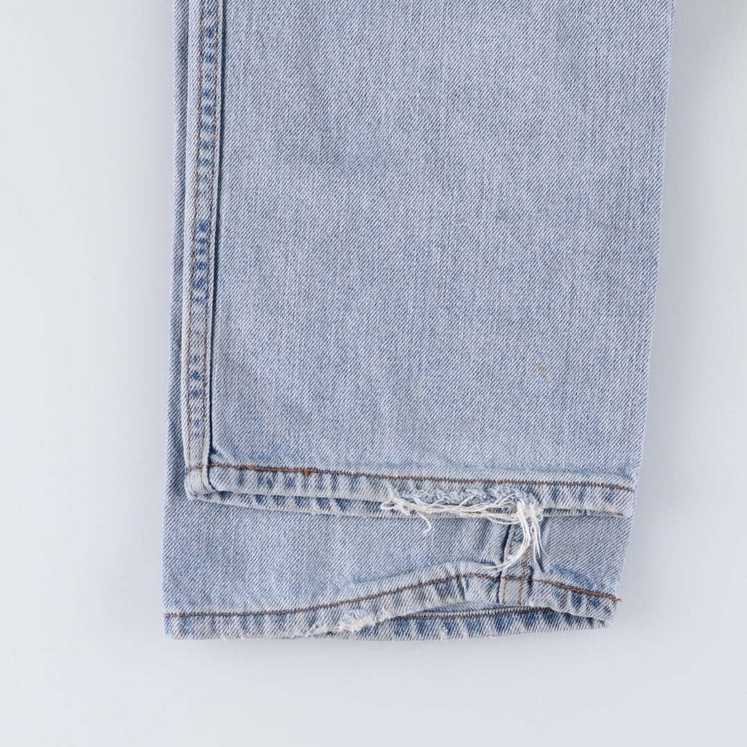 Levi's 505 REGULAR FIT tapered denim pants for men, size w36 cotton Blue type light blue Vintage Second Hand