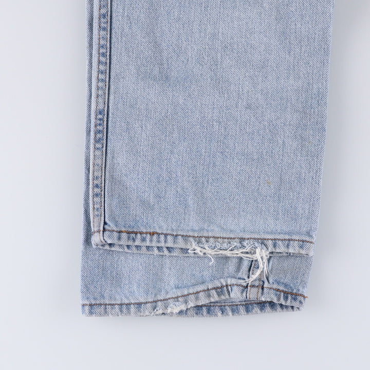 Levi's 505 REGULAR FIT tapered denim pants for men, size w36 cotton Blue type light blue Vintage Second Hand