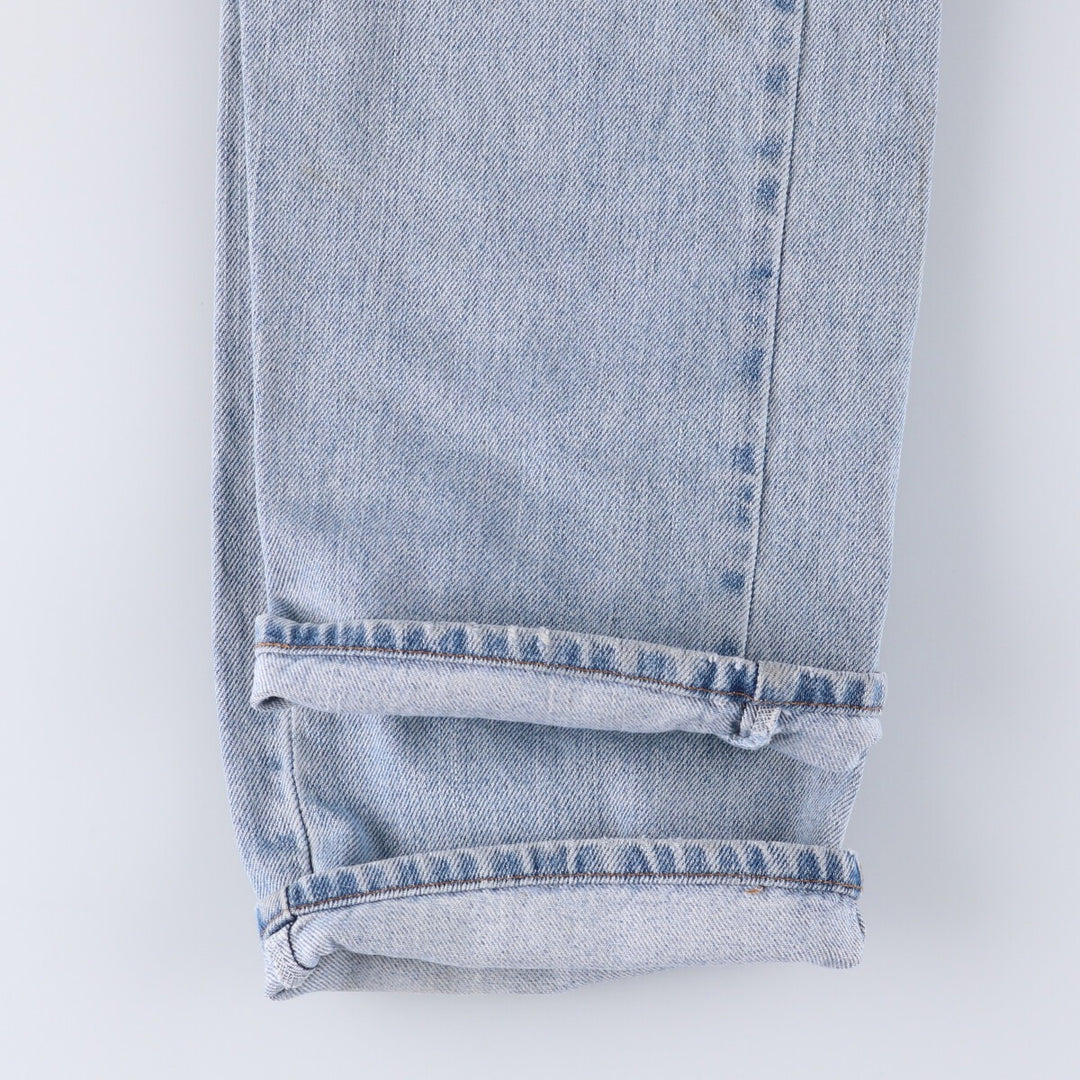 Levi's 505 REGULAR FIT tapered denim pants for men, size w36 cotton Blue type light blue Vintage Second Hand