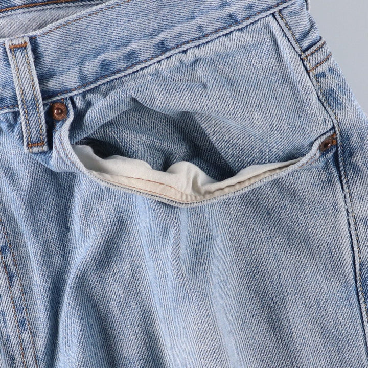 Levi's 505 REGULAR FIT tapered denim pants for men, size w36 cotton Blue type light blue Vintage Second Hand