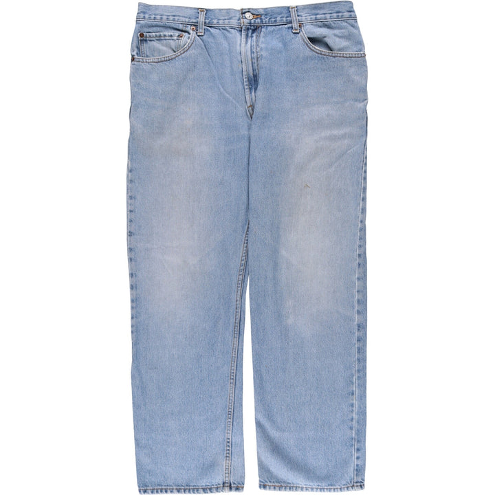 Levi's 505 REGULAR FIT tapered denim pants for men, size w37 cotton blue type Vintage Second Hand
