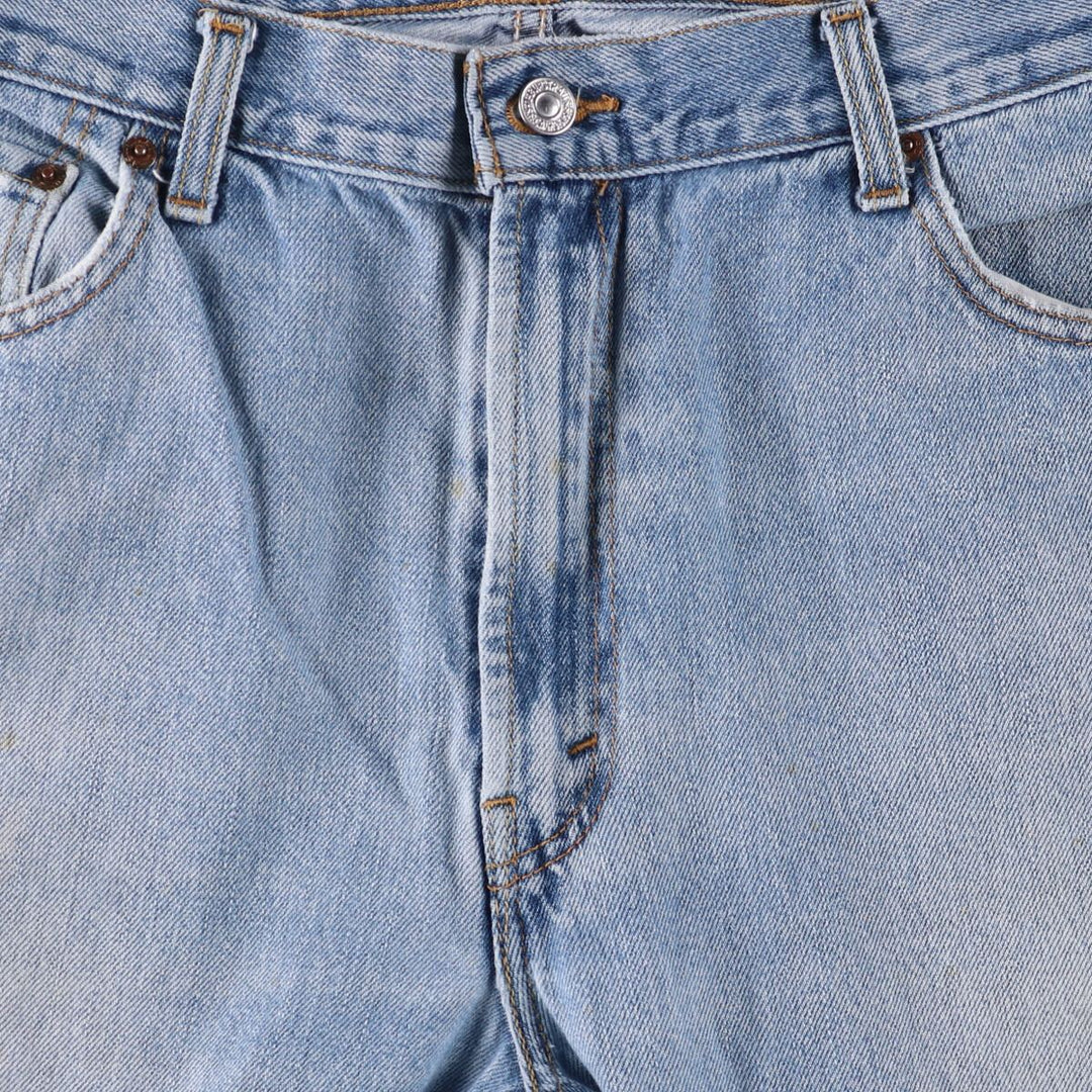 Levi's 505 REGULAR FIT tapered denim pants for men, size w37 cotton blue type Vintage Second Hand
