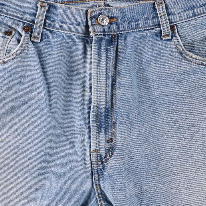Levi's 505 REGULAR FIT tapered denim pants for men, size w37 cotton blue type Vintage Second Hand