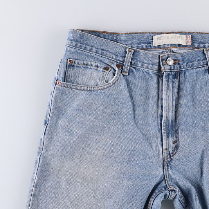 Levi's 505 REGULAR FIT tapered denim pants for men, size w37 cotton blue type Vintage Second Hand