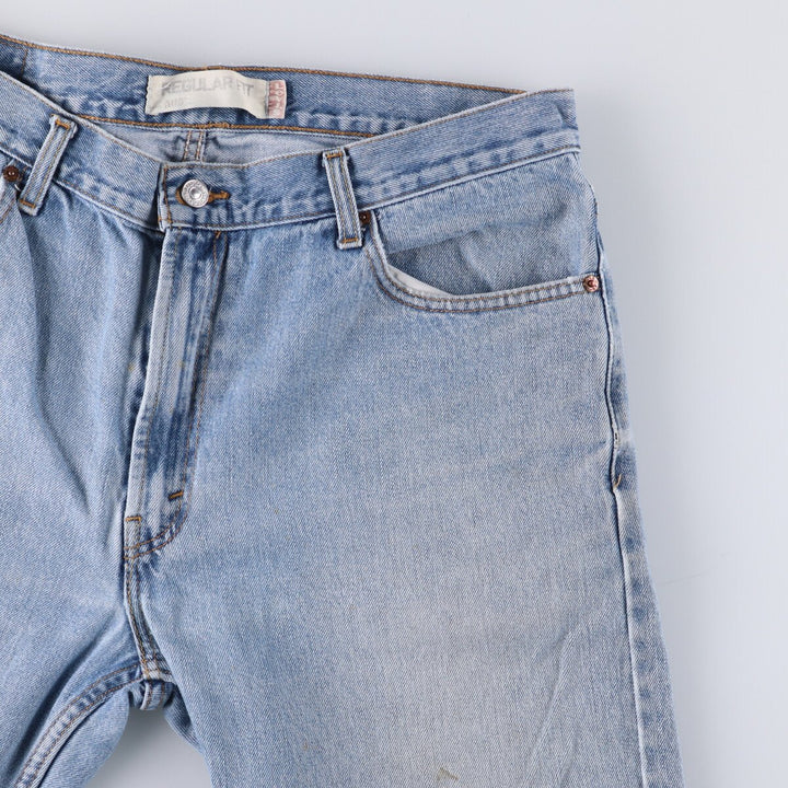 Levi's 505 REGULAR FIT tapered denim pants for men, size w37 cotton blue type Vintage Second Hand