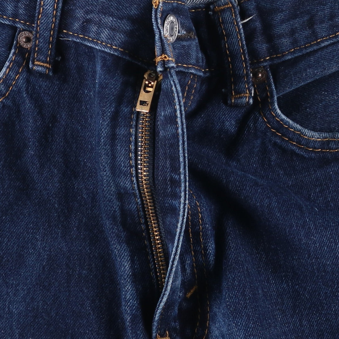 Levi's 505 tapered denim pants for men, size W34 cotton blue type Vintage Second Hand
