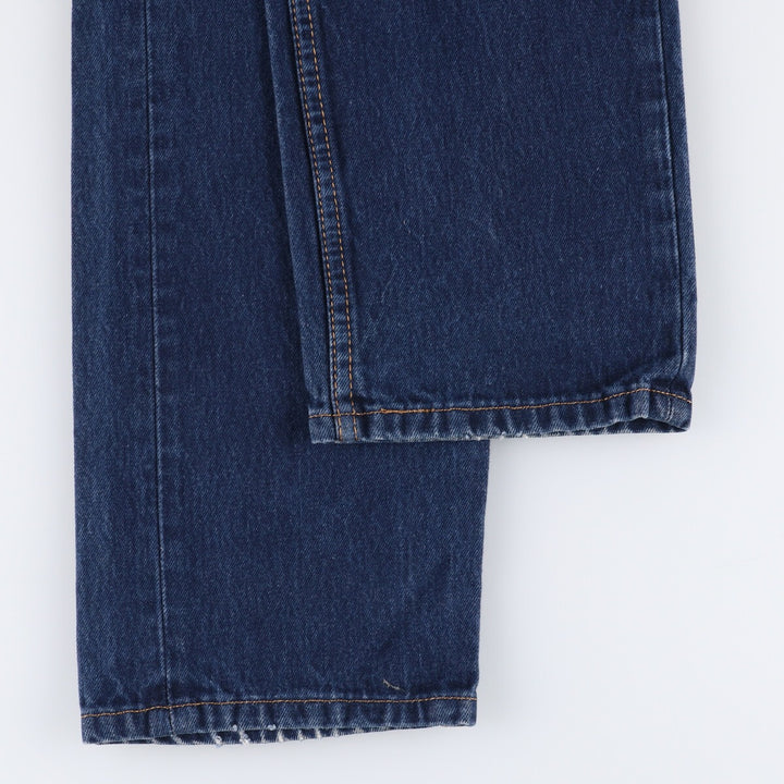 Levi's 505 tapered denim pants for men, size W34 cotton blue type Vintage Second Hand