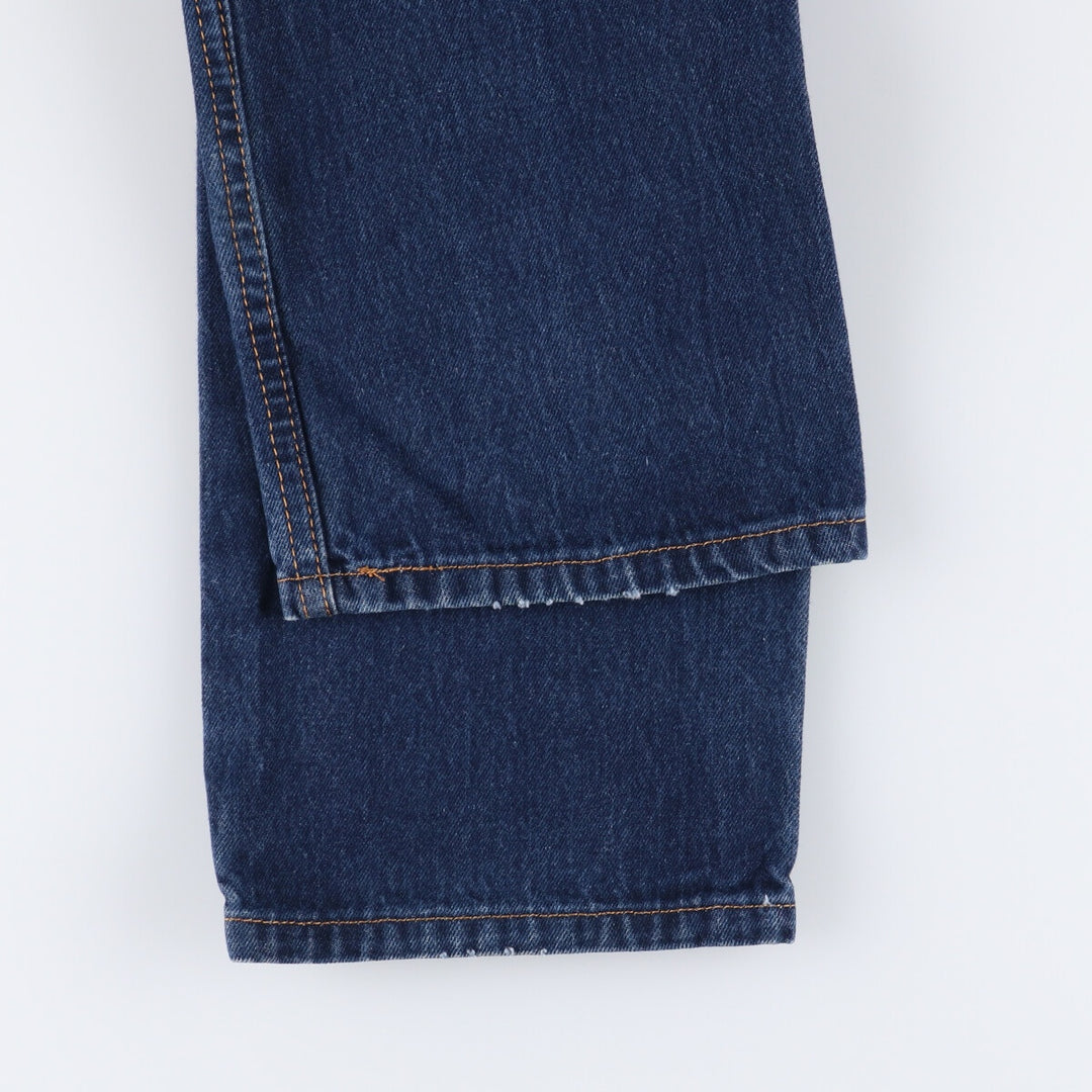 Levi's 505 tapered denim pants for men, size W34 cotton blue type Vintage Second Hand