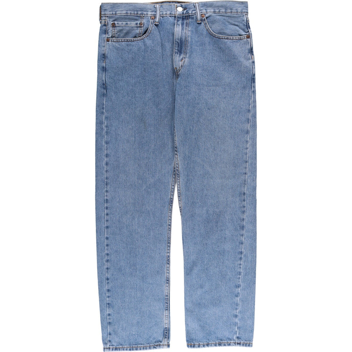 Levi's 505 tapered denim pants for men, size w36 cotton blue type Vintage Second Hand