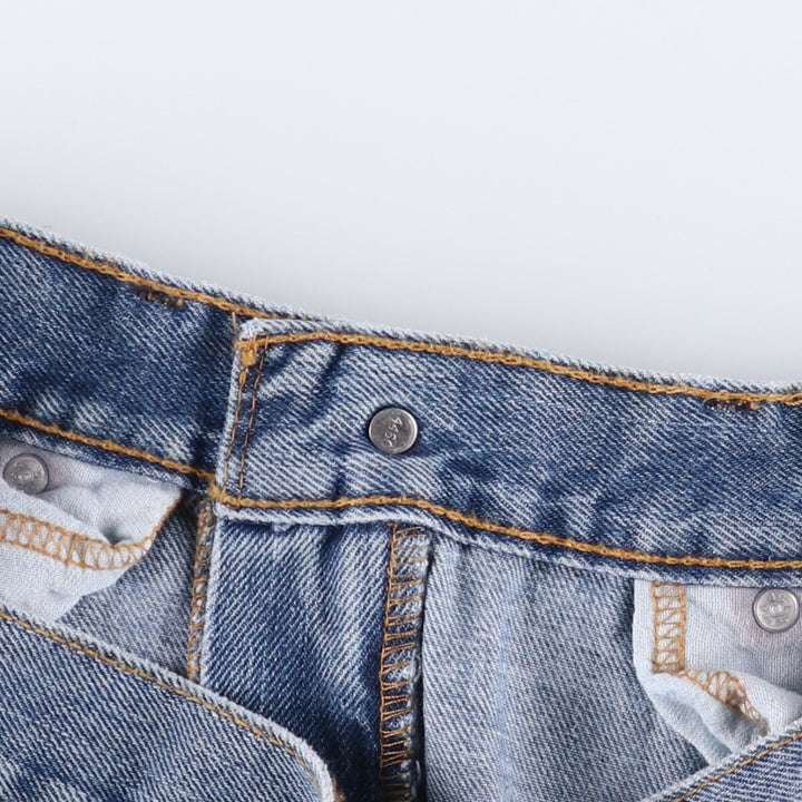 Levi's 505 tapered denim pants for men, size w36 cotton blue type Vintage Second Hand