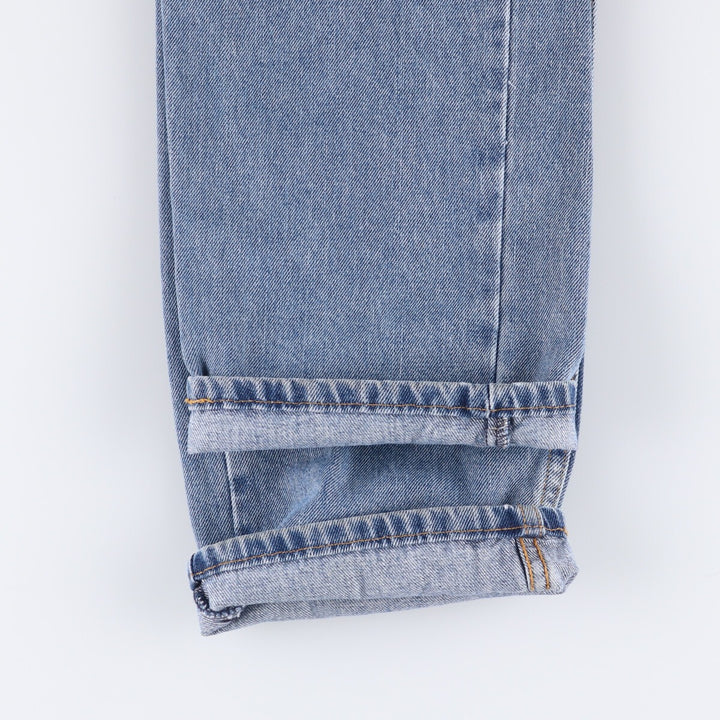 Levi's 505 tapered denim pants for men, size w36 cotton blue type Vintage Second Hand