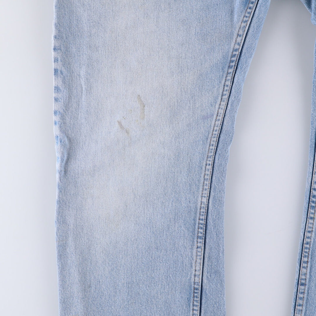 Levi's 505 STRAIGHT FIT tapered denim pants for men, size w37 unclear blue type Vintage Second Hand
