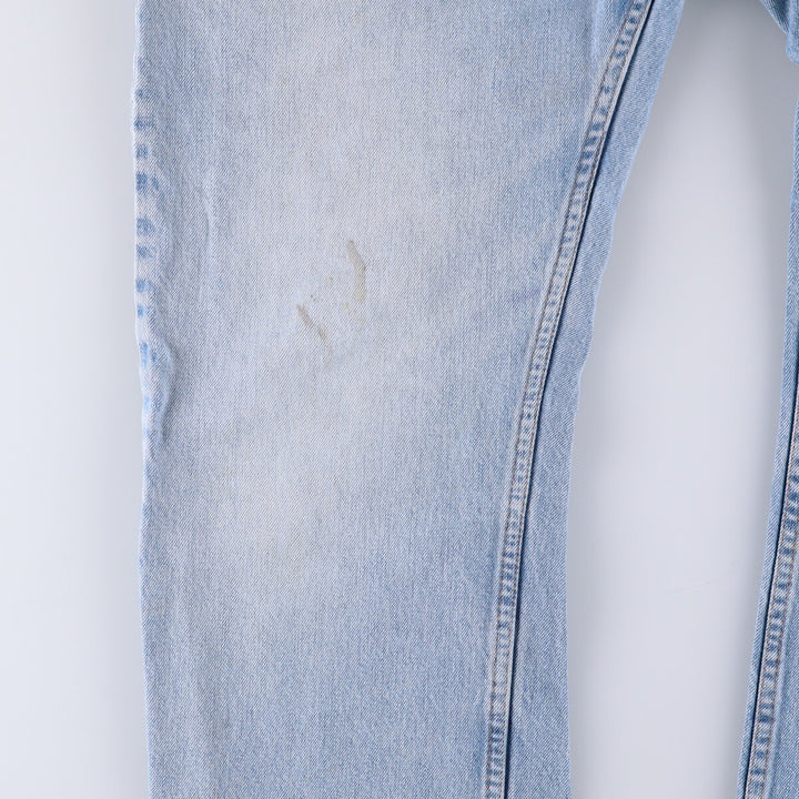 Levi's 505 STRAIGHT FIT tapered denim pants for men, size w37 unclear blue type Vintage Second Hand