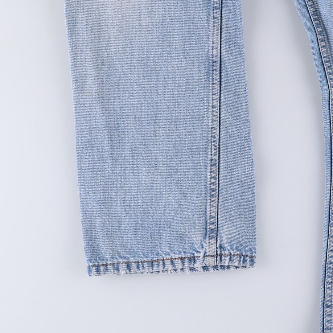Levi's 505 STRAIGHT FIT tapered denim pants for men, size w37 unclear blue type Vintage Second Hand