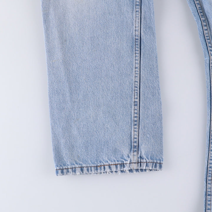 Levi's 505 STRAIGHT FIT tapered denim pants for men, size w37 unclear blue type Vintage Second Hand
