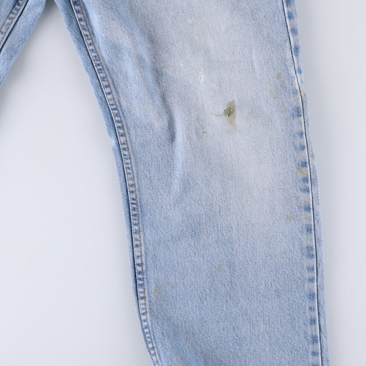 Levi's 505 STRAIGHT FIT tapered denim pants for men, size w37 unclear blue type Vintage Second Hand