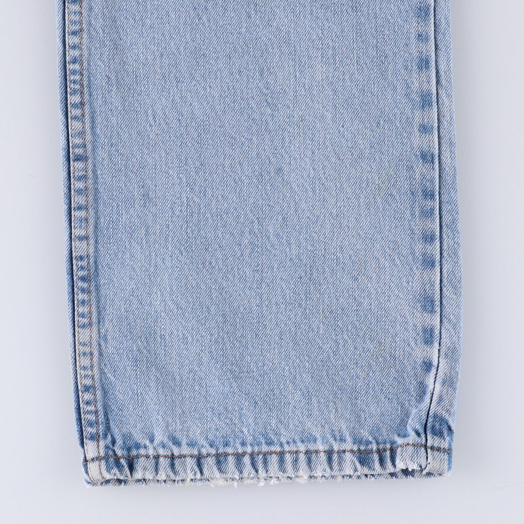Levi's 505 STRAIGHT FIT tapered denim pants for men, size w37 unclear blue type Vintage Second Hand