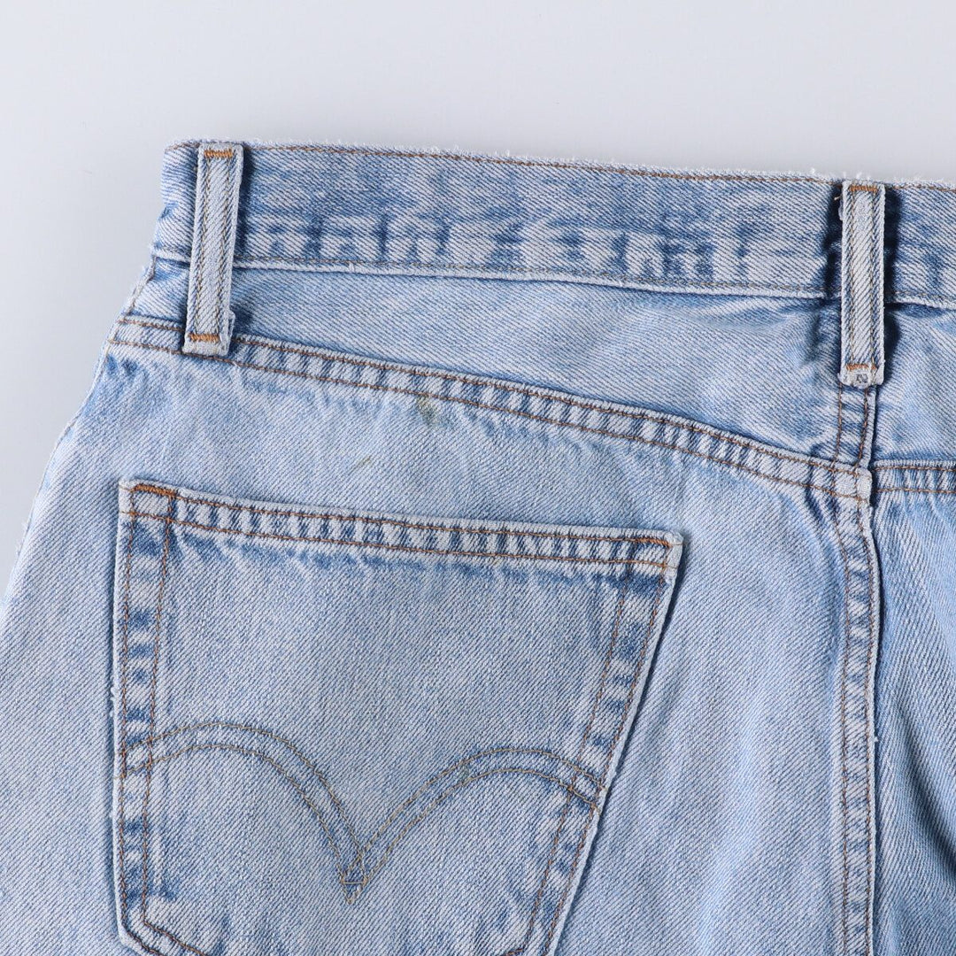 Levi's 505 STRAIGHT FIT tapered denim pants for men, size w37 unclear blue type Vintage Second Hand