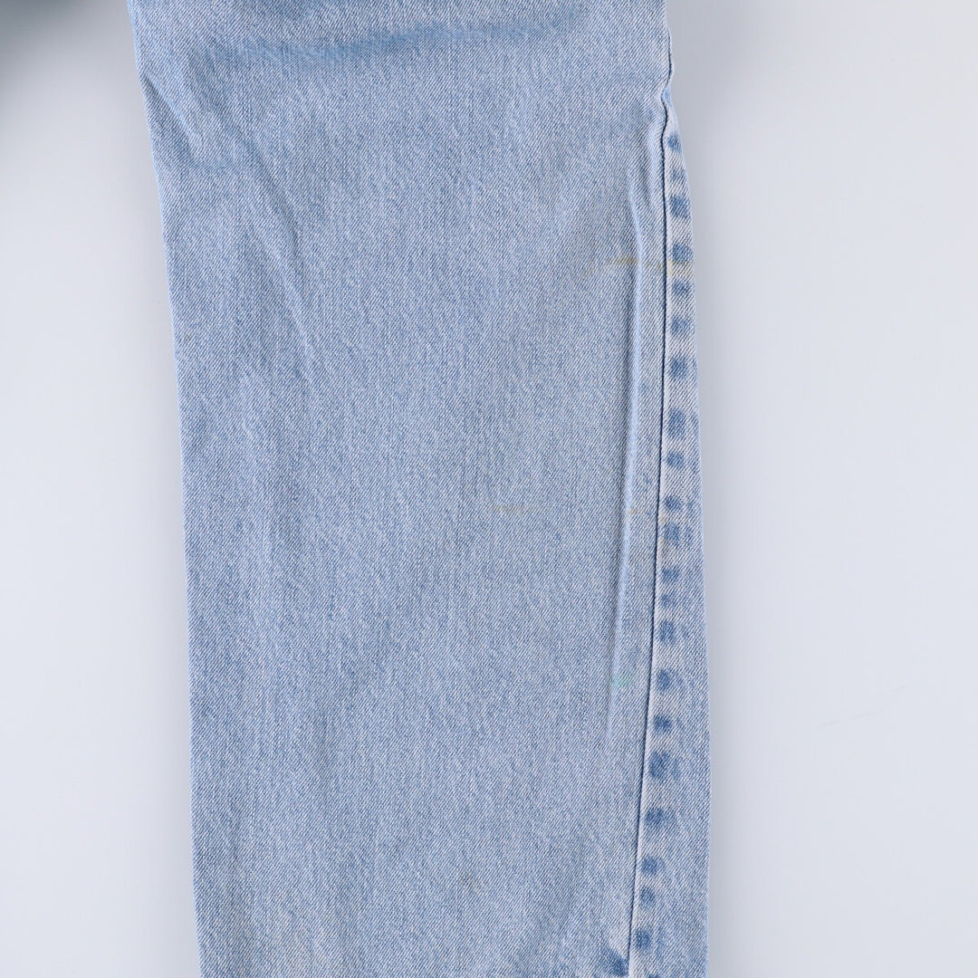 Levi's 505 STRAIGHT FIT tapered denim pants for men, size w37 unclear blue type Vintage Second Hand