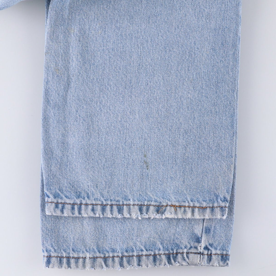 Levi's 505 STRAIGHT FIT tapered denim pants for men, size w37 unclear blue type Vintage Second Hand