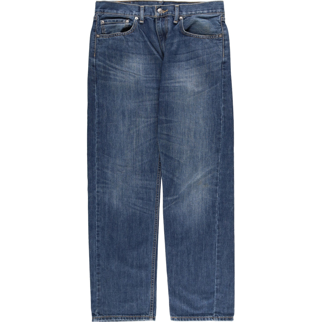 Levi's 505 tapered denim pants for men, size W34 cotton blue type Vintage Second Hand