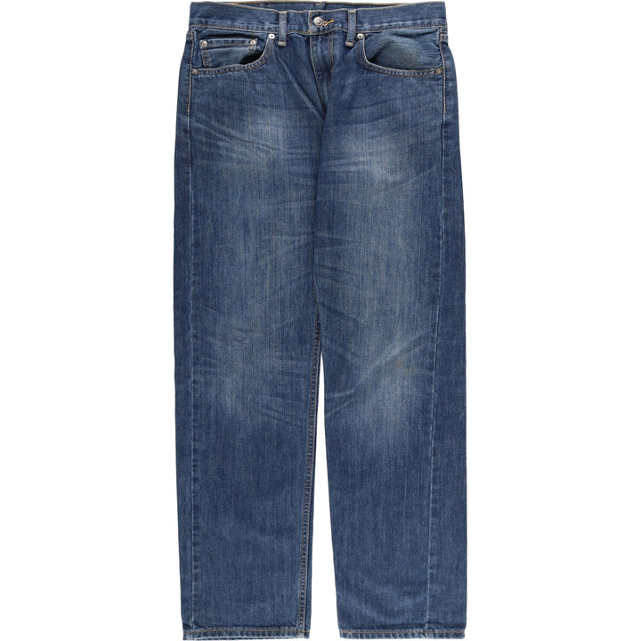 Levi's 505 tapered denim pants for men, size W34 cotton blue type Vintage Second Hand