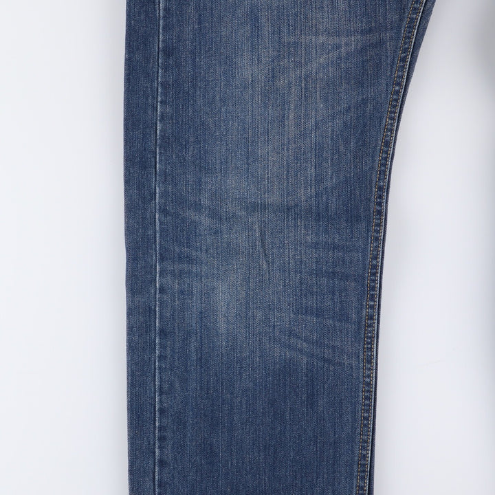 Levi's 505 tapered denim pants for men, size W34 cotton blue type Vintage Second Hand