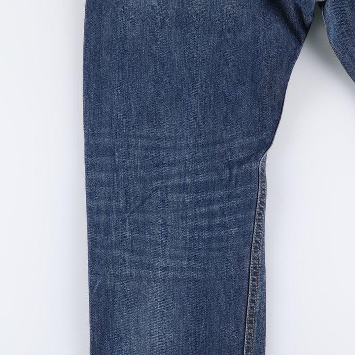 Levi's 505 tapered denim pants for men, size W34 cotton blue type Vintage Second Hand