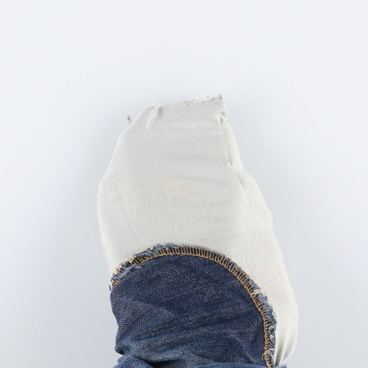 Levi's 505 tapered denim pants for men, size W34 cotton blue type Vintage Second Hand