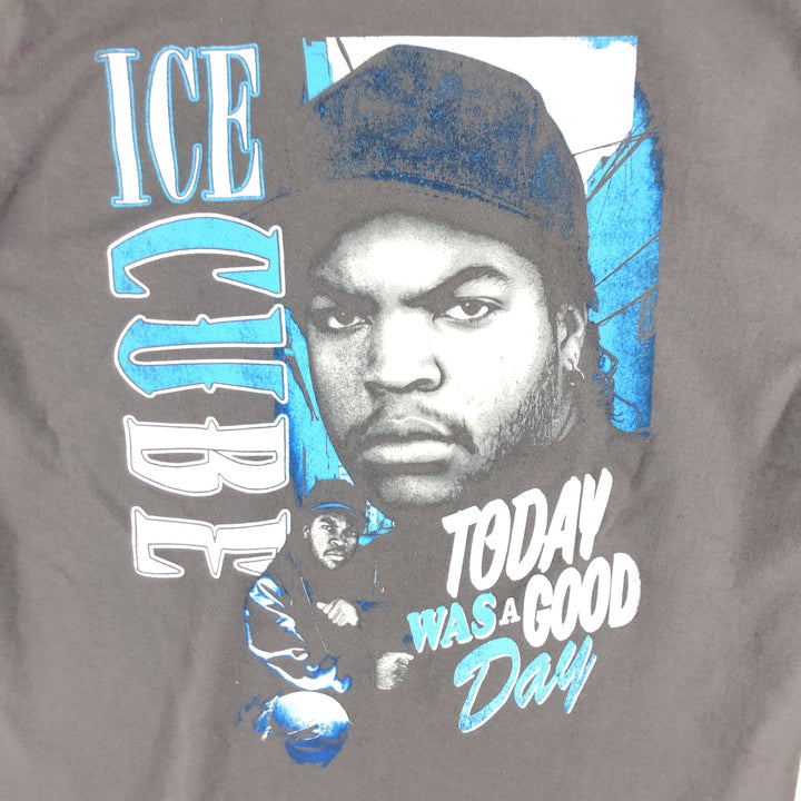 Ice Cube Rap T-shirt, Men's L size cotton Charcoal Vintage Second Hand