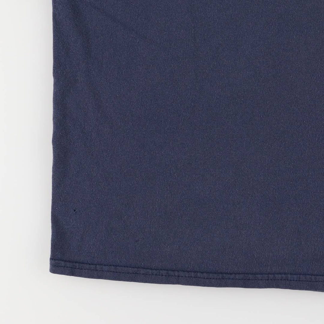 Gildan MLB New York Yankees Logo Print T-Shirt, Men's XXL cotton navy blue type Vintage Second Hand