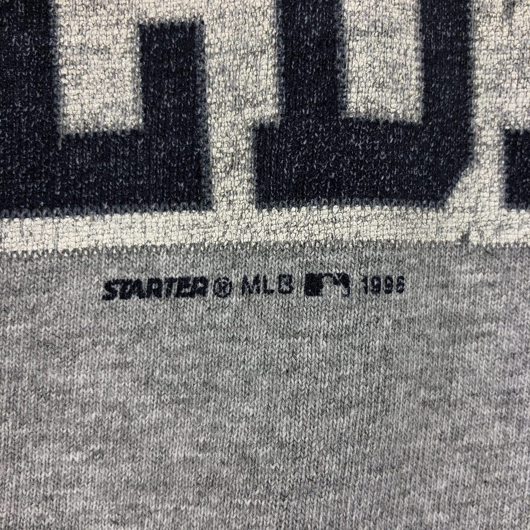 90'S Starter MLB BOSTON REDSOX Boston Red Sox Sports Print T-Shirt Made in USA Men's L Size Vintage cotton gray type Vintage Second Hand