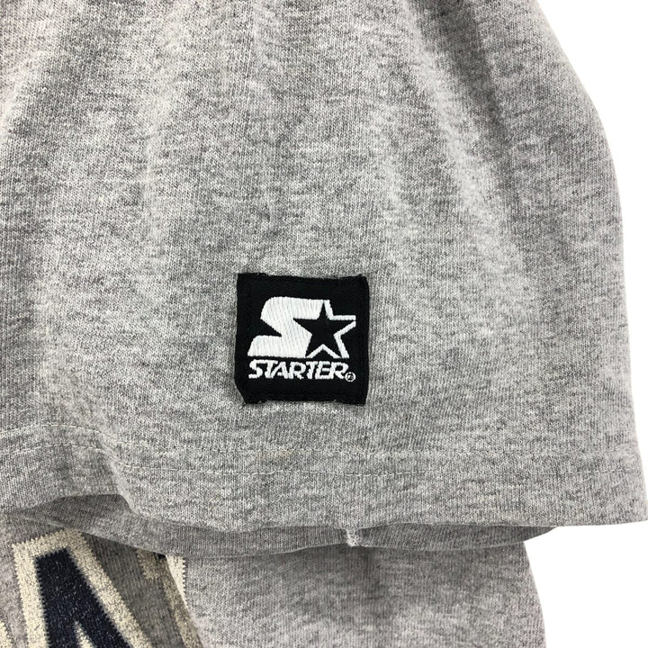 90'S Starter MLB BOSTON REDSOX Boston Red Sox Sports Print T-Shirt Made in USA Men's L Size Vintage cotton gray type Vintage Second Hand