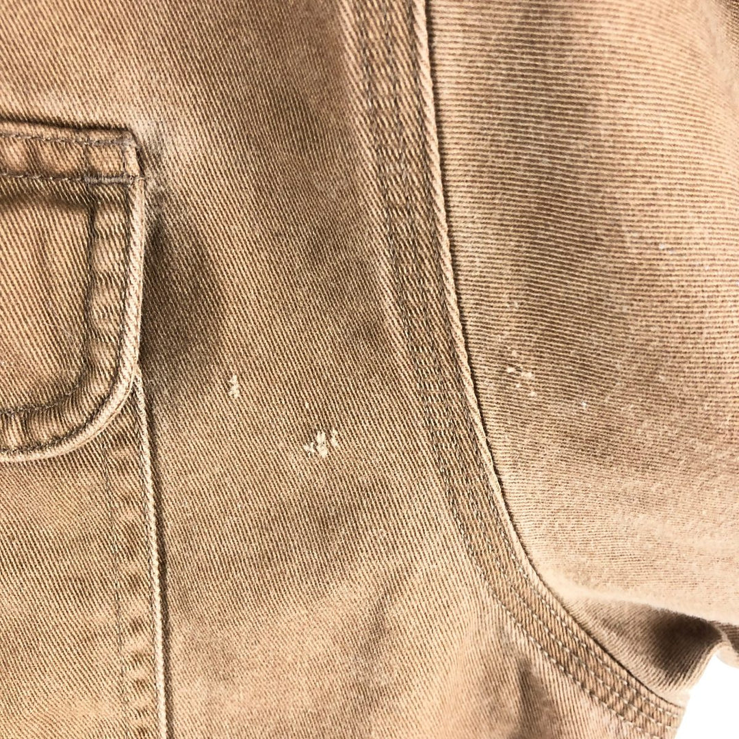 Carhartt Long Sleeve Button Down Work Shirt Men's XL cotton brown type Vintage Second Hand